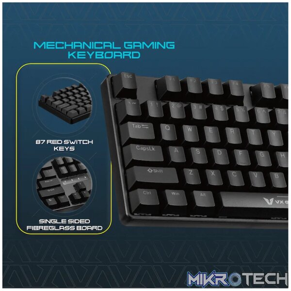 VX Gaming Hermes Series Mechanical Gaming Keyboard - Image 6