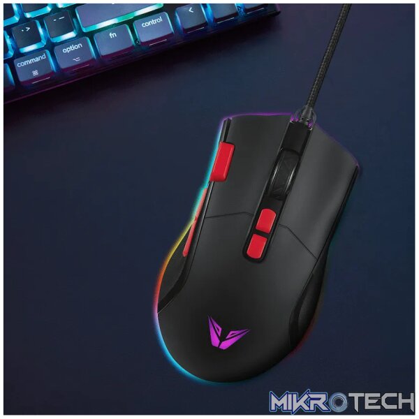 VX Gaming Morpheus Series Wired RGB Mouse with Braided Cable - Image 4
