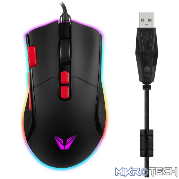 VX Gaming Morpheus Series Wired RGB Mouse with Braided Cable VX Gaming Morpheus Series Wired RGB Mouse with Braided Cable