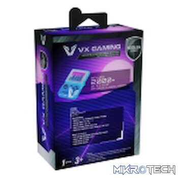 VX Gaming Nostalgia Series Handheld Retro Game Station with 4gb Micro SD - Blue