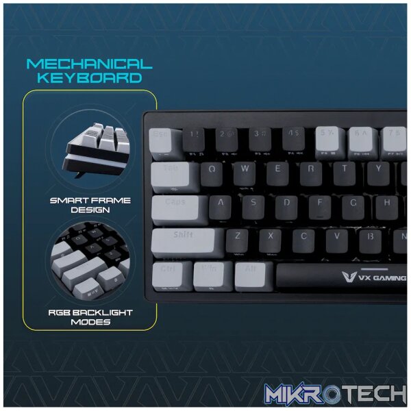 VX Gaming Sun-Wukong RGB Hot Swappable Mechanical Keyboard - Image 4