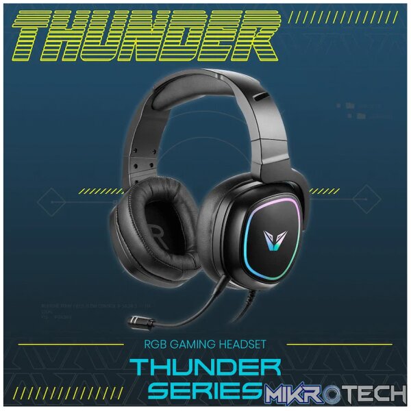 VX Gaming Thunder series Gaming Headset RGB - Image 8