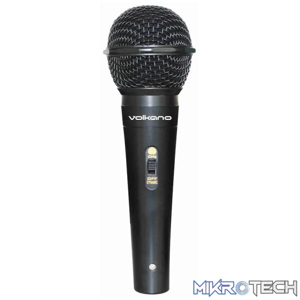 Volkano Ace Series Metal Wired Dynamic Vocal Microphone - Black - Image 2