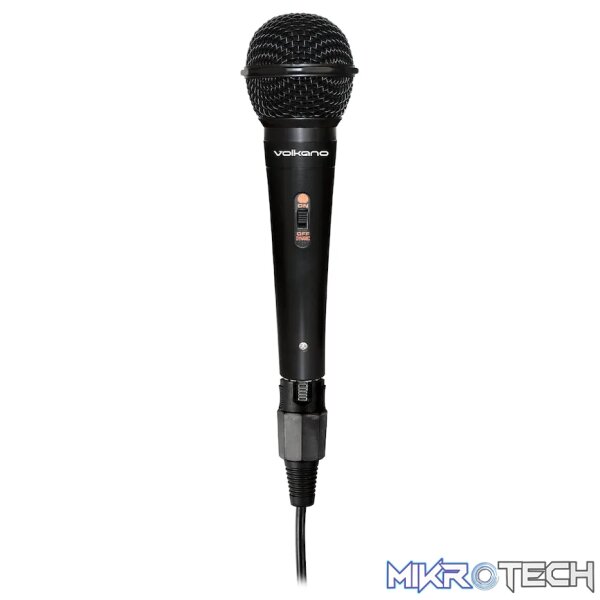 Volkano Ace Series Metal Wired Dynamic Vocal Microphone - Black - Image 3