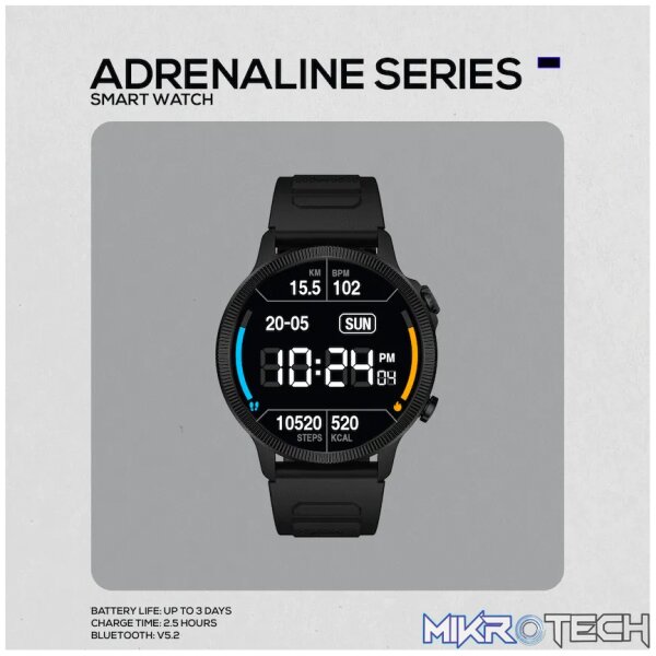 Volkano Active Tech Adrenaline Series GPS Watch with Heart Rate - Image 3