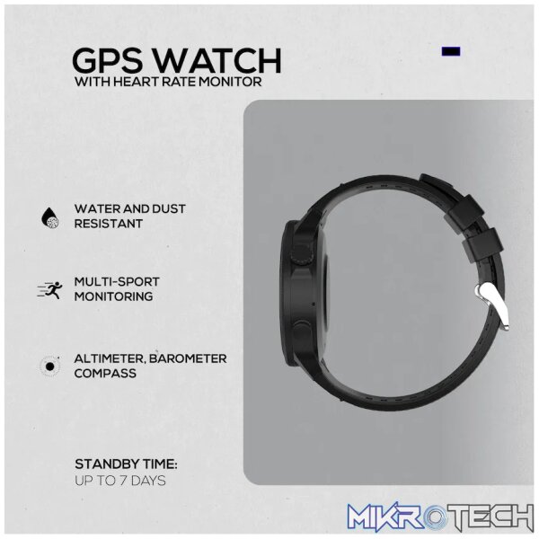Volkano Active Tech Adrenaline Series GPS Watch with Heart Rate - Image 4