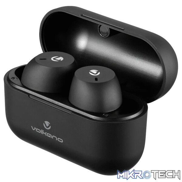 Volkano Aero Series True Wireless Earphones - Black Volkano Aero Series True Wireless Earphones - Black