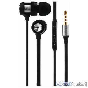 Volkano Alloy Series Metal Earphone - Silver