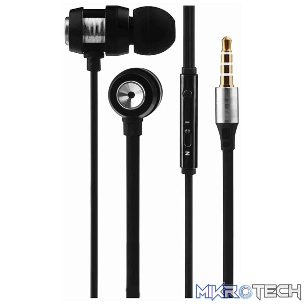 Volkano Alloy Series Metal Earphone - Silver Volkano Alloy Series Metal Earphone - Silver