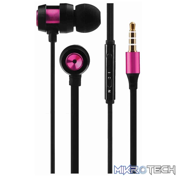 Volkano Alloy series metal earphone - Purple - Image 2