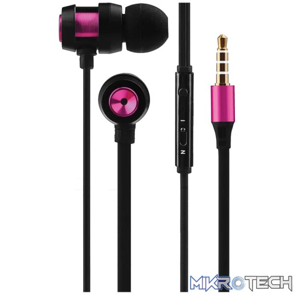 Volkano Alloy series metal earphone - Purple Volkano Alloy series metal earphone - Purple