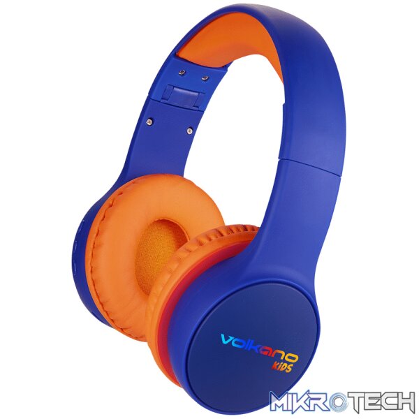 Volkano Atlas Bluetooth Padded Headphones with dB Switch Function Volkano Atlas Bluetooth Padded Headphones with dB Switch Function