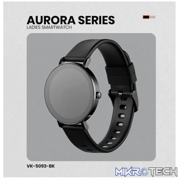 Volkano Aurora Series Ladies Smart Watch - Black - Image 3