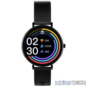 Volkano Aurora Series Ladies Smart Watch - Black