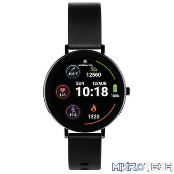 Volkano Aurora Series Ladies Smart Watch - Black - Image 7