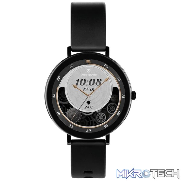 Volkano Aurora Series Ladies Smart Watch - Black - Image 8