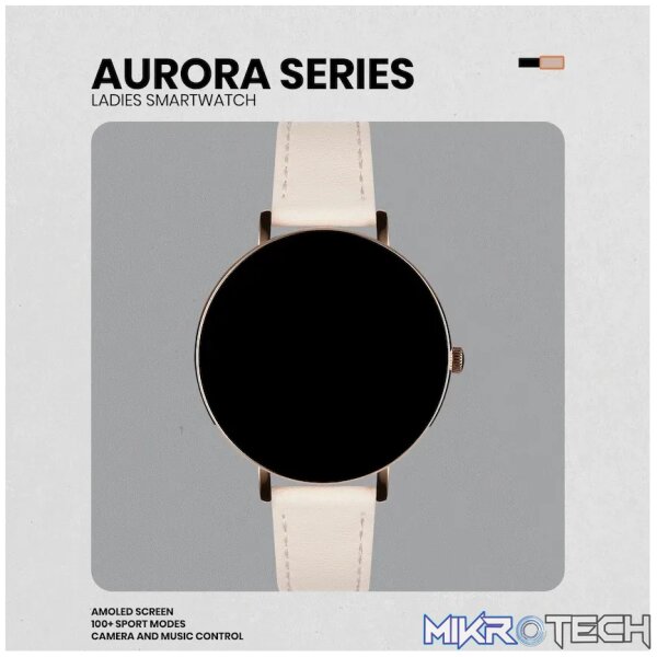 Volkano Aurora Series Ladies Smart Watch - Gold - Image 4