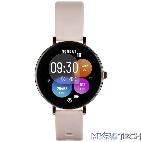 Volkano Aurora Series Ladies Smart Watch - Gold Volkano Aurora Series Ladies Smart Watch - Gold