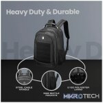 Volkano Captain 15.6 inch Laptop Backpack - Black - Image 9