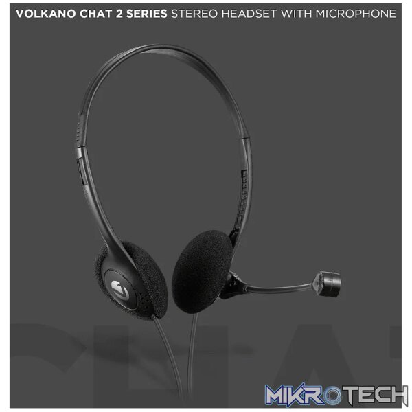 Volkano Chat 2 Stereo Headset with Boom Microphone - Image 9