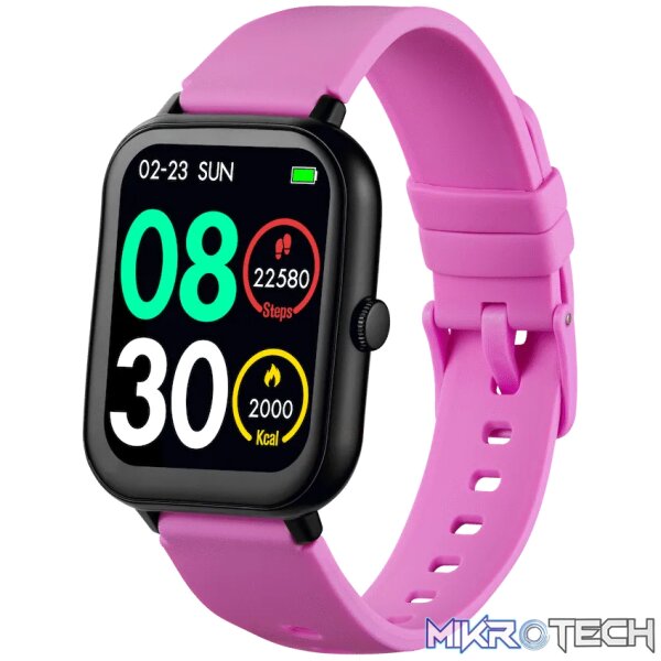 Volkano Chroma Series Smartwatch with Flamingo Pink Strap - Image 5
