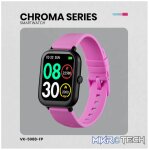 Volkano Chroma Series Smartwatch with Flamingo Pink Strap - Image 6