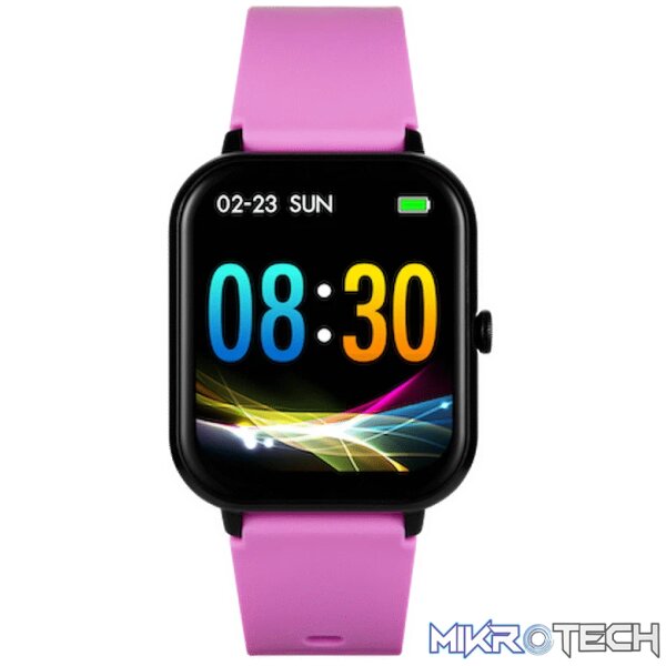 Volkano Chroma Series Smartwatch with Flamingo Pink Strap Volkano Chroma Series Smartwatch with Flamingo Pink Strap