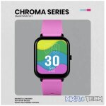 Volkano Chroma Series Smartwatch with Flamingo Pink Strap - Image 8