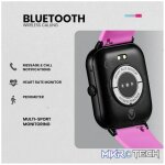Volkano Chroma Series Smartwatch with Flamingo Pink Strap - Image 9