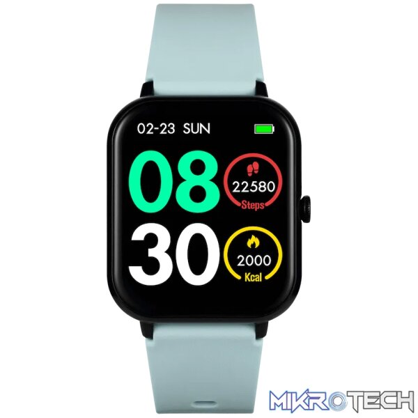Volkano Chroma Series Smartwatch with Teal Strap - Image 11