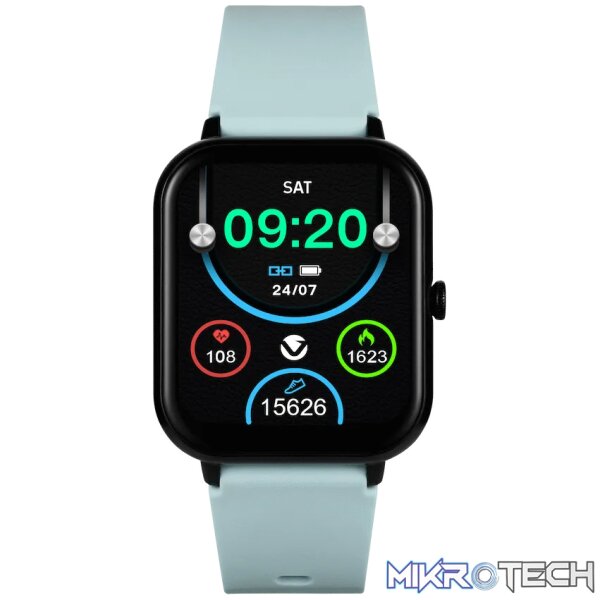 Volkano Chroma Series Smartwatch with Teal Strap - Image 8