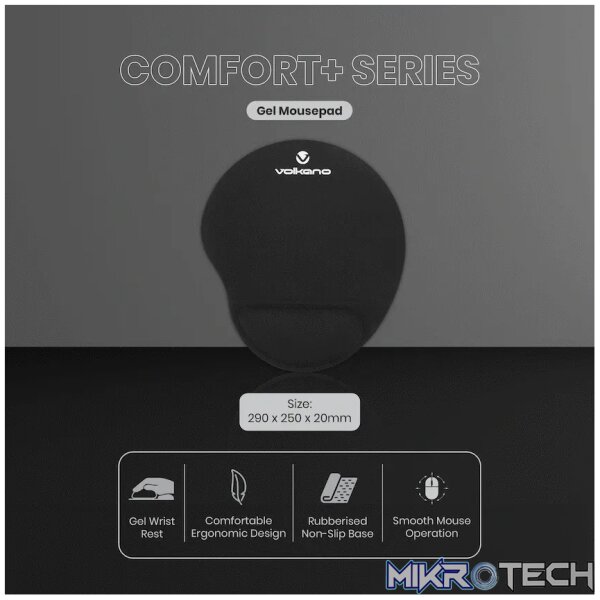 Volkano Comfort+ Series Gel Mouse Pad - Image 4