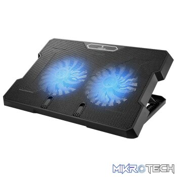 Volkano Crisp Series Upright 45-Degree Cooling Pad - Dual Fan