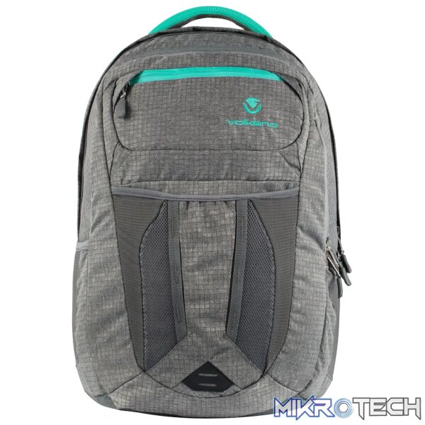 Volkano Crush Backpack - Grey/Aqua Volkano Crush Backpack - Grey/Aqua