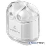 Volkano Crystalline Series TWS Earphone - White - Hardbox
