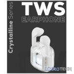 Volkano Crystalline Series TWS Earphone - White - Hardbox - Image 6