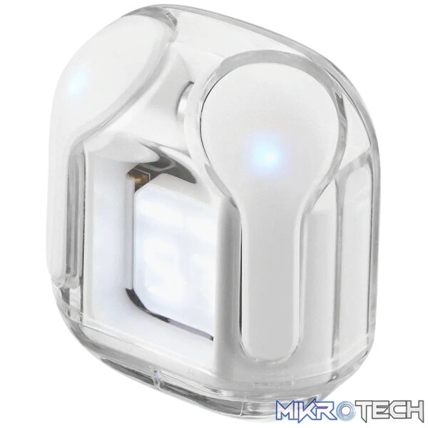 Volkano Crystalline Series TWS Earphone - White - Hardbox - Image 7