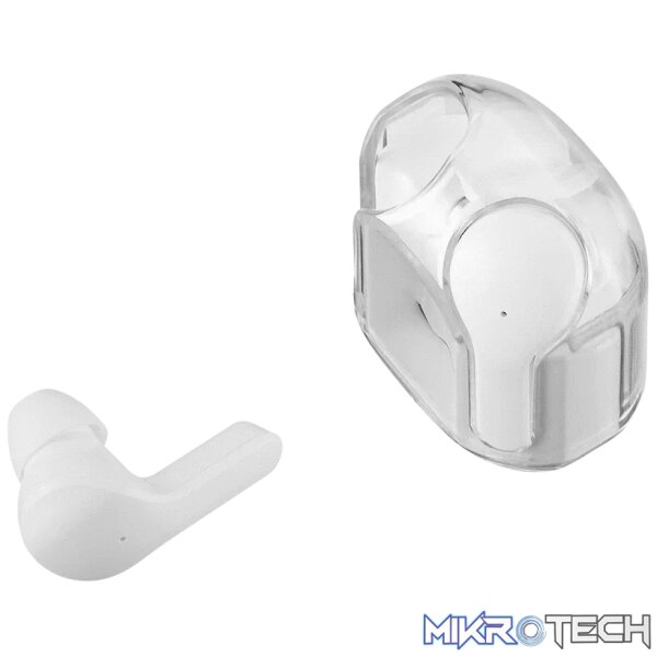 Volkano Crystalline Series TWS Earphone - White - Hardbox - Image 8