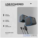 Volkano Diamond Series USB Speaker - Blue - Image 4
