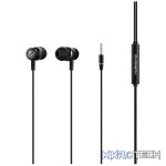 Volkano Earphones with Mic - STANNIC SERIES - Black