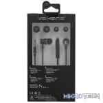 Volkano Earphones with Mic - STANNIC SERIES - Black - Image 4