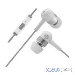 Volkano Earphones with Mic - Stannic Series - White - Image 2