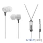 Volkano Earphones with Mic - Stannic Series - White - Image 3