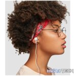 Volkano Earphones with Mic - Stannic Series - White - Image 6