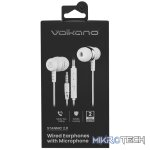 Volkano Earphones with Mic - Stannic Series - White - Image 7
