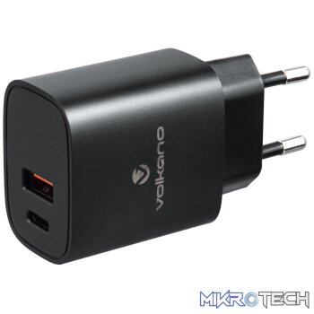 Volkano Express Series QC3.0 + PD Wall Charger - 20w with Cable