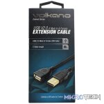 Volkano Extend Series USB Extension Cable - 2m - Black - Image 3