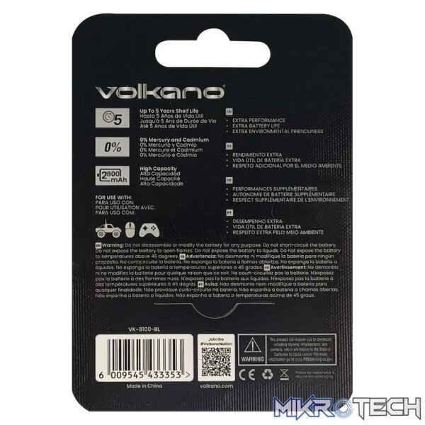 Volkano Extra series Alkaline Batteries AA pack of 4 - Image 2