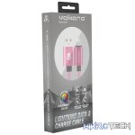 Volkano Fashion Series Lightning Cable 1.8m - Pink - Image 2
