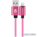 Volkano Fashion Series Lightning Cable 1.8m - Pink